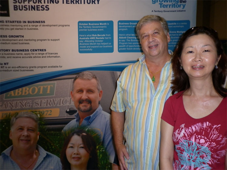 Rob and Marg  asked for the October Business Week by the Northern Terriory Gorvernment to promote small NT business and as you see we did and proud of it. |  One of original the founders of the Australia 4 Wheel Drive Rentals dedicated agents industry.