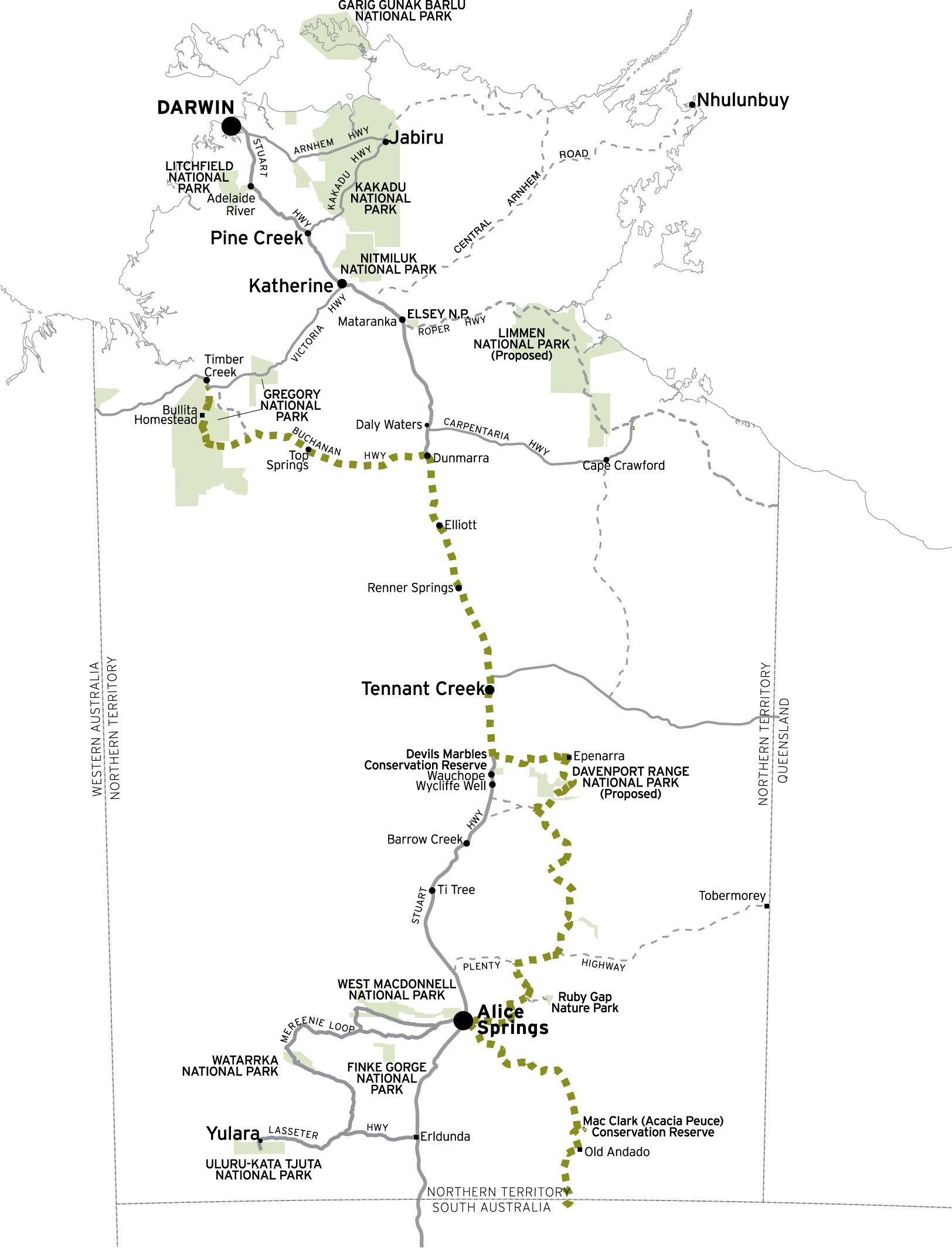 Binns Track from Mt Darwin to Timber Creek  in Australia - 4wd access  | Credits Ranger Mr Binns and ParksAustralia