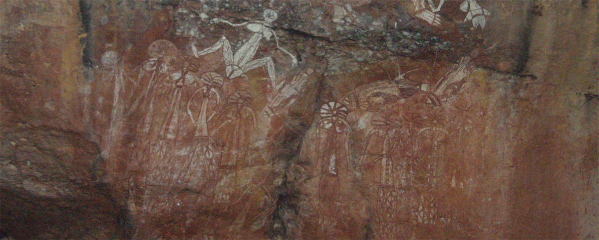 Kakadu Aboriginal cultural rock paintings art NLG | Credits Dianne Sng