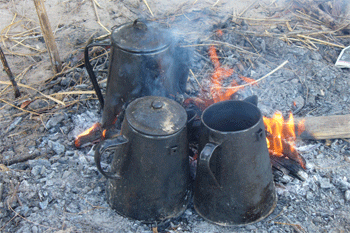 Bill tea camp fire   |  Photo: JP.Berude
