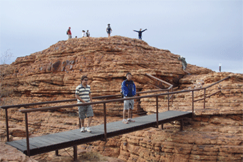 The bridge at Kings Canyon from Alice Springs  tours   |   Photo: Dianne.Singapore