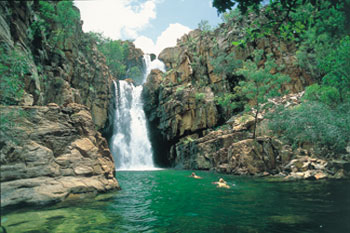 Southern Rockhole is a seasonally flowing waterfall in Nitmiluk National Park  |  Credits NTTC3096