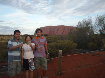 Uluru trip | Credits Dianne and her two sons from Singapore